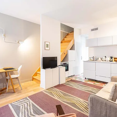 شقة Quiet With Terrace&ac-le Marais/bastille باريس